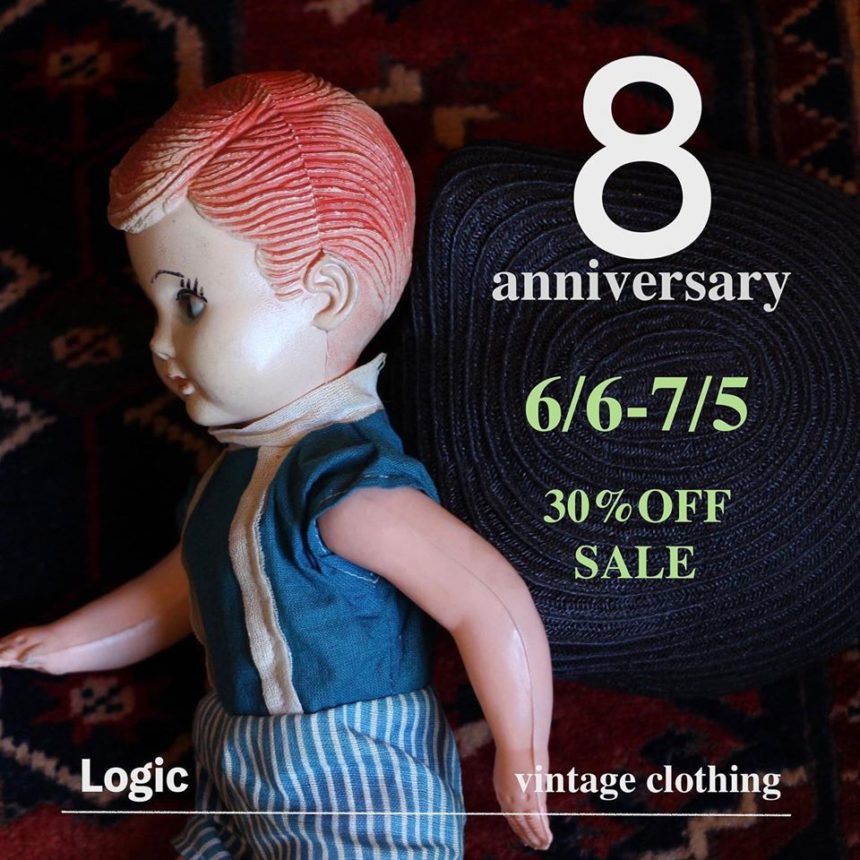 Logic （ロジック）周年セール【2020年6月6日（土）～7月5日（日）】